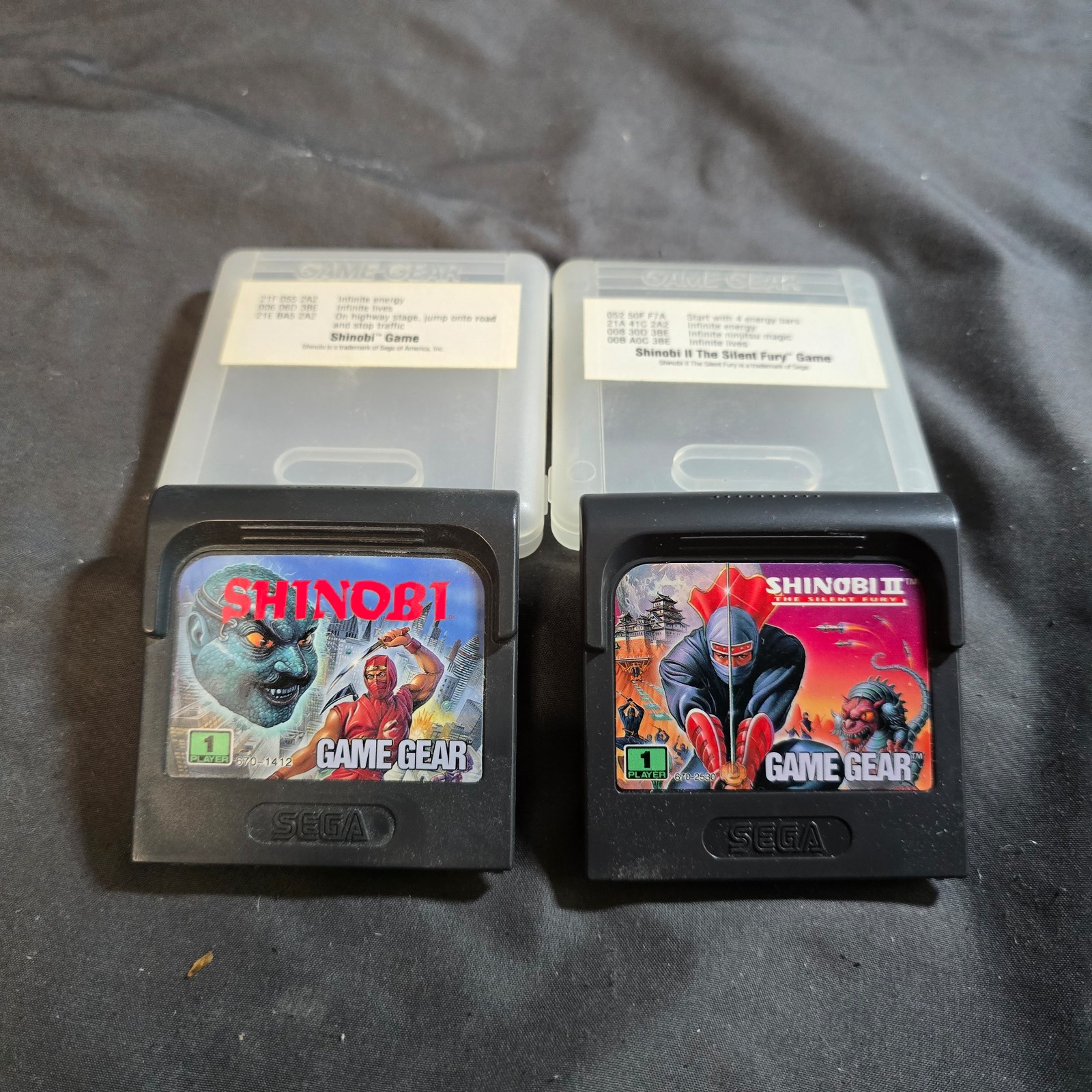 Shinobi & Shinobi II: The Silent Fury (Sega Game Gear, 1992)