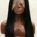 CelebrityWow factorlace front black wig