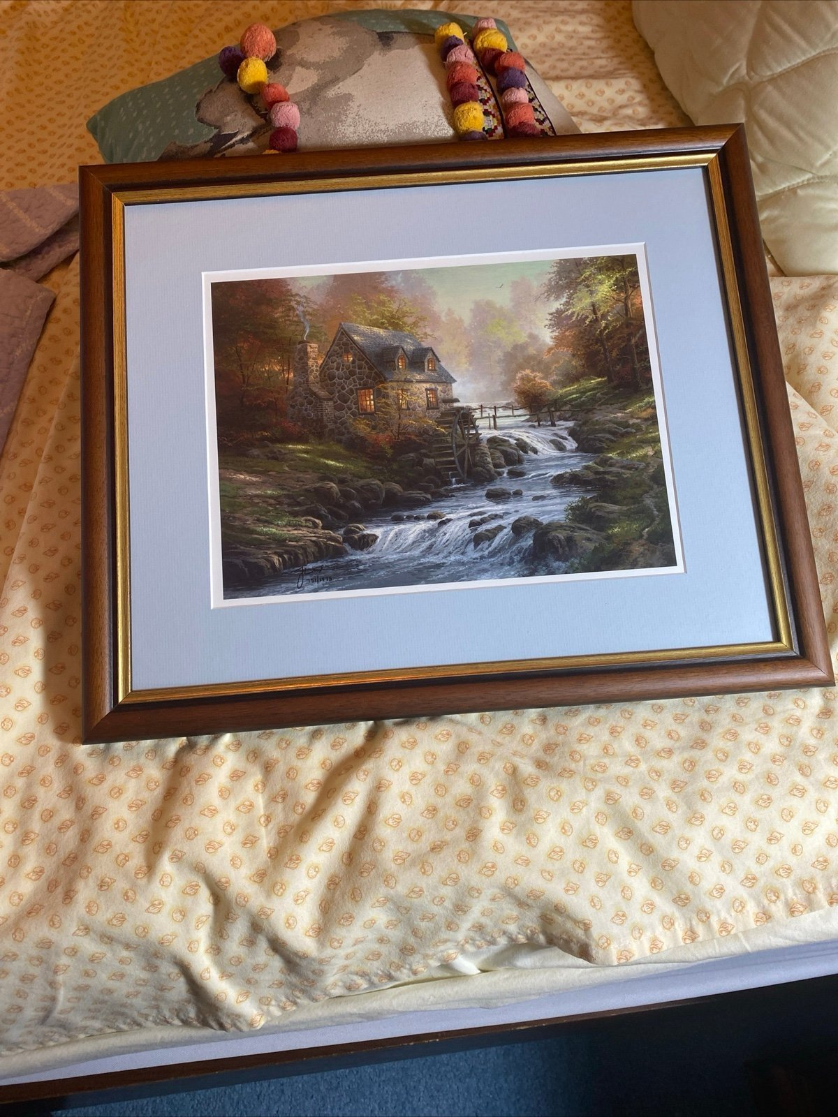 Thomas Kinkade Cobblestone Mill