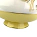 Vtg Teapot Century Service Autumn Gold Wheat Yellow White Fall Homer Laughlin