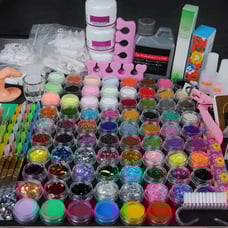 78Pcs Acrylic Powder Nail Art Set
