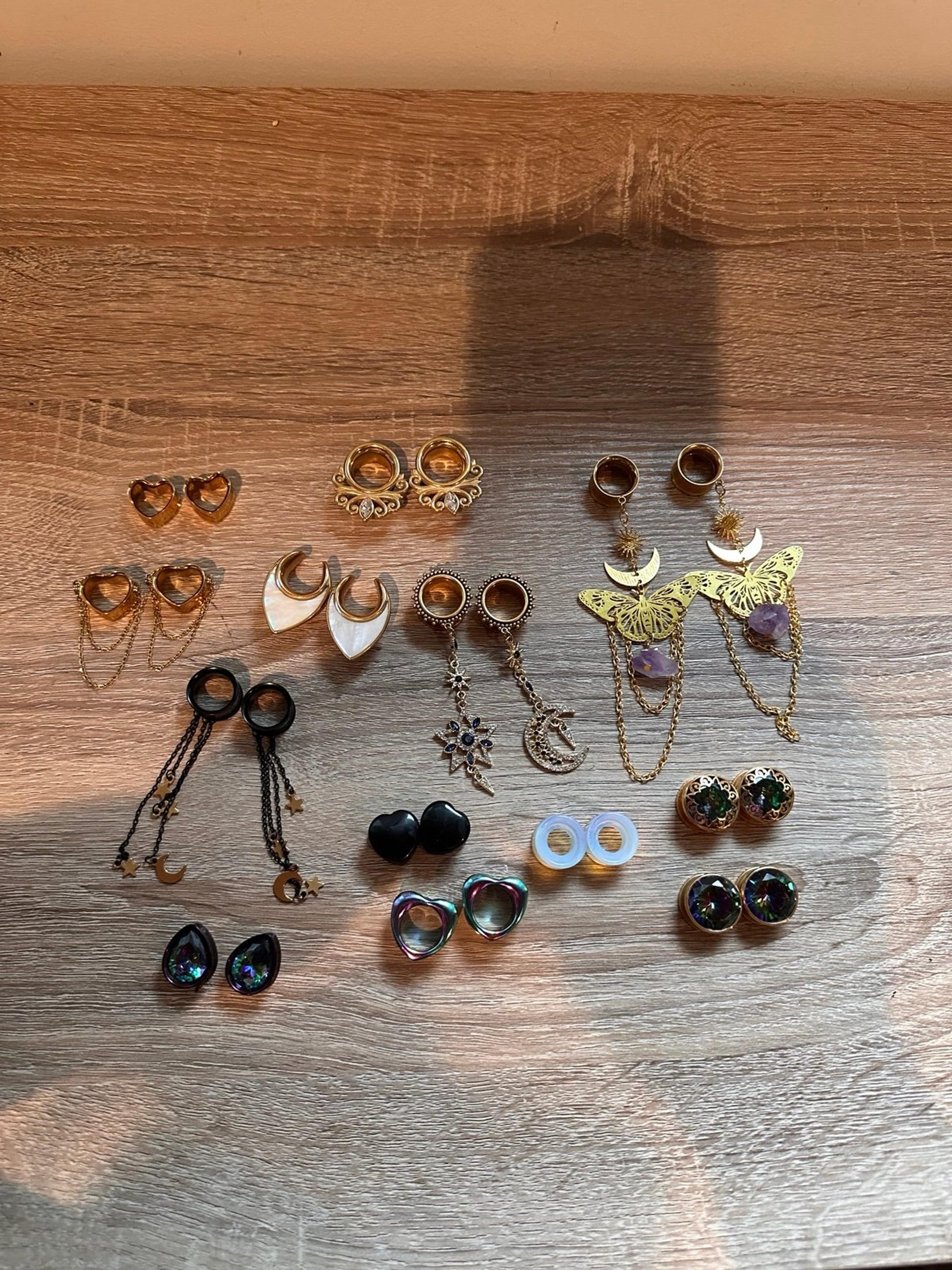 Lot 16mm ear gauges