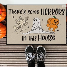 Halloween Welcome Doormats Funny Halloween Doormat New Home Gift Welcome Doormat