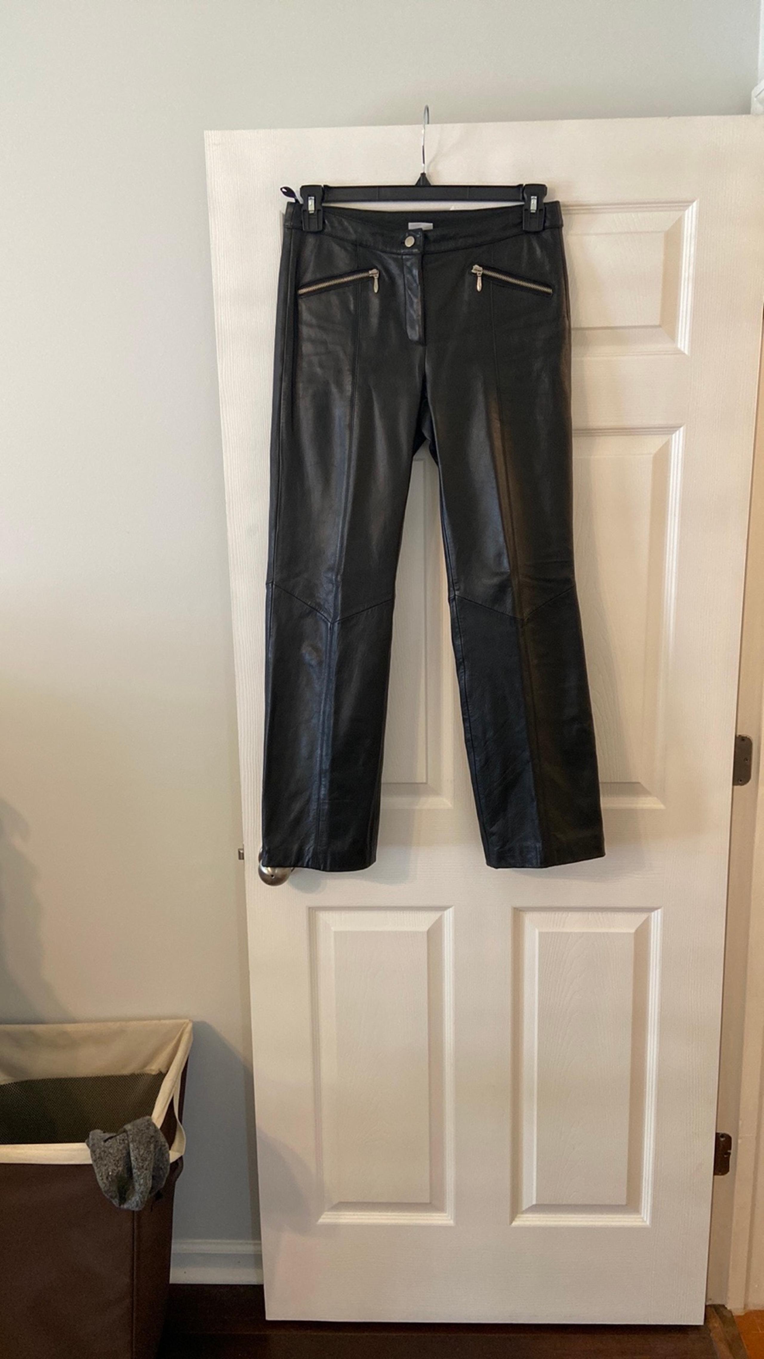 Bikers Wilson Leather Maxima pants size 6 color black excellent condition