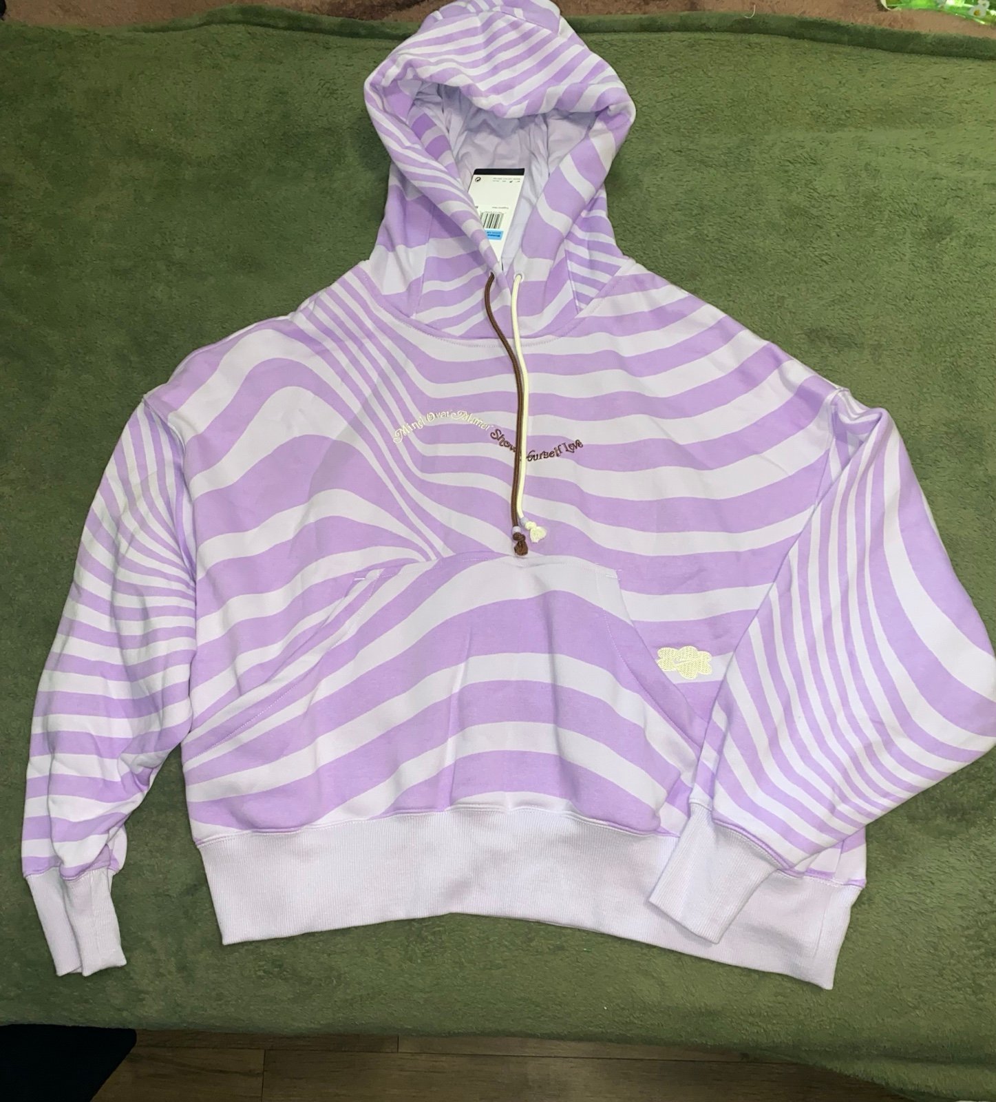 NWT Nike Women's Pheonix Fleece OverSized Pullover Hoodie | Medium | Lavender