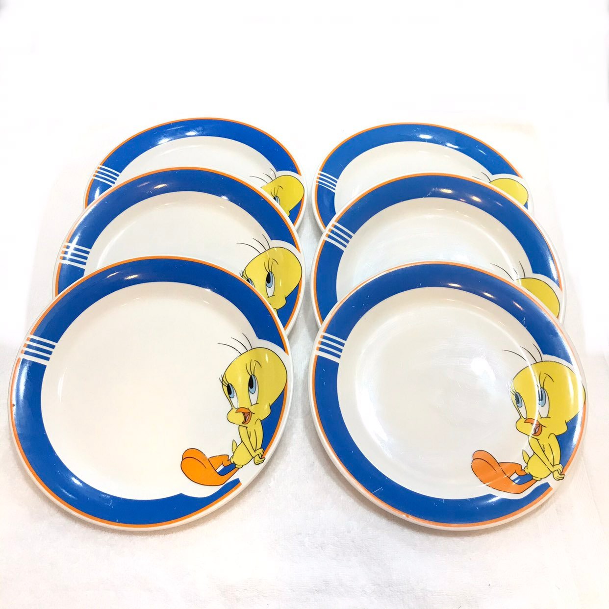 Looney Tunes: 6 Tweety Dinner Plates Set