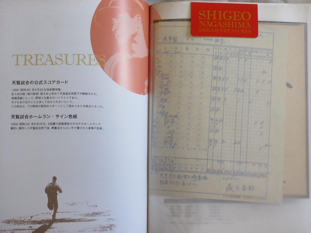 Nagashima Shigeo Dream Treasures Book, Supervised by Shigeo