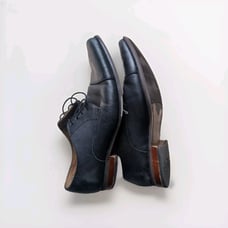 Florsheim Black Jackson Cap Toe Oxford Formal Shoes For Men's -Leather Size US12