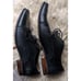Florsheim Black Jackson Cap Toe Oxford Formal Shoes For Men's -Leather Size US12