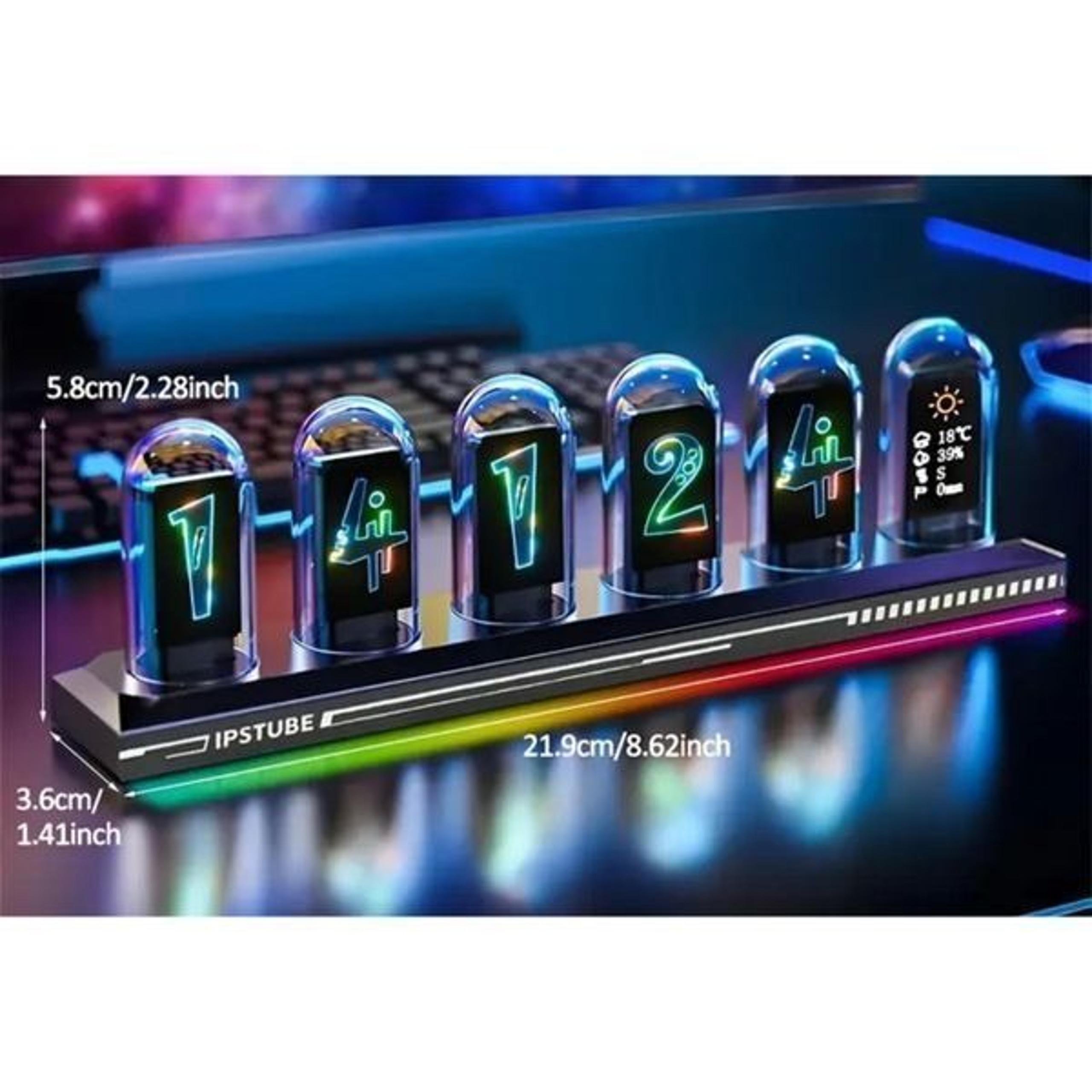 NIP Nixie tube RGB smart clock customize