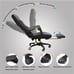 Massage Gaming Chair Racing Office Computer Swivel Recliner Height Adjustable