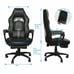 Massage Gaming Chair Racing Office Computer Swivel Recliner Height Adjustable