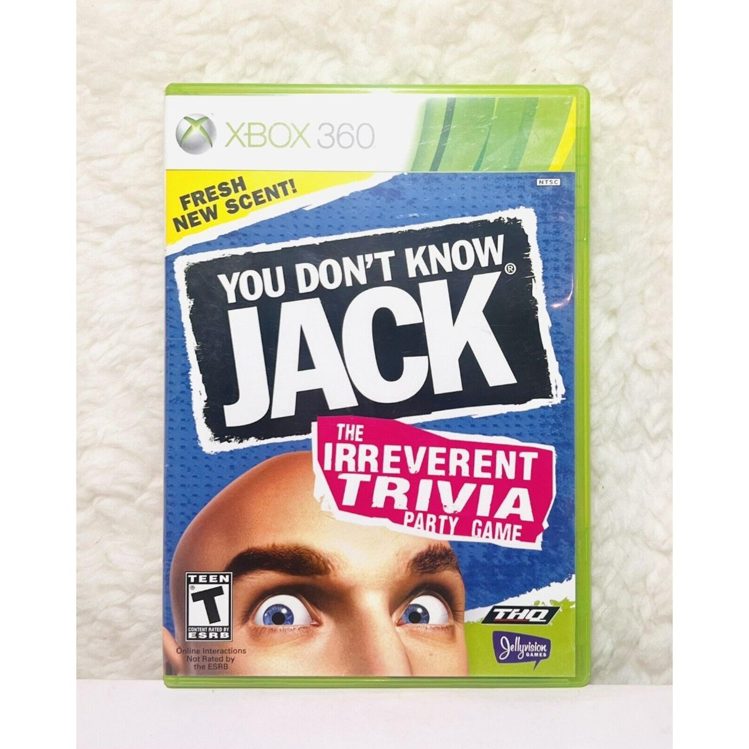 You Don't Know Jack Trivia Party Game (Microsoft Xbox 360, 2011) Complete Tested