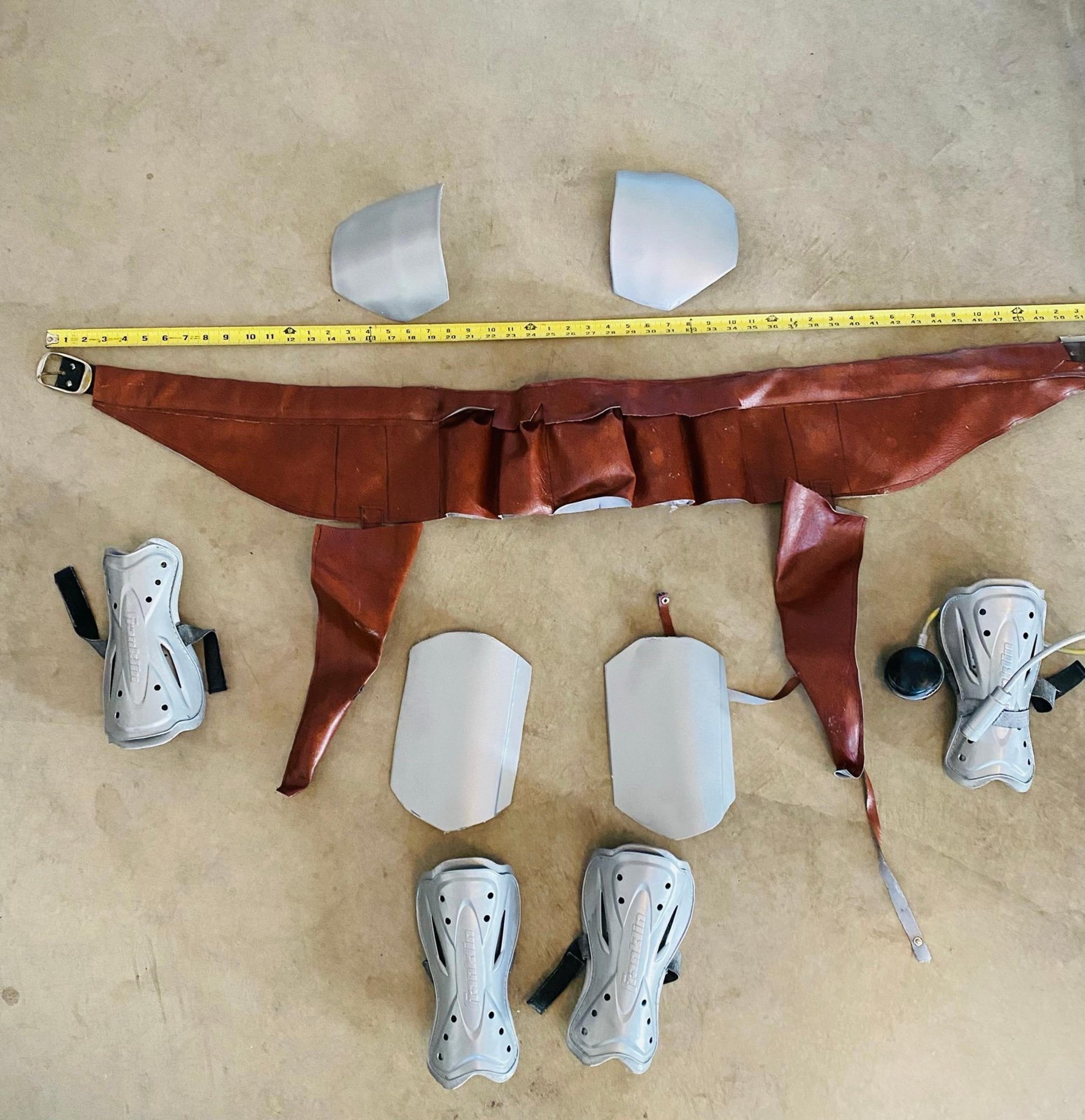 Jango Fett belt holster and armor plates