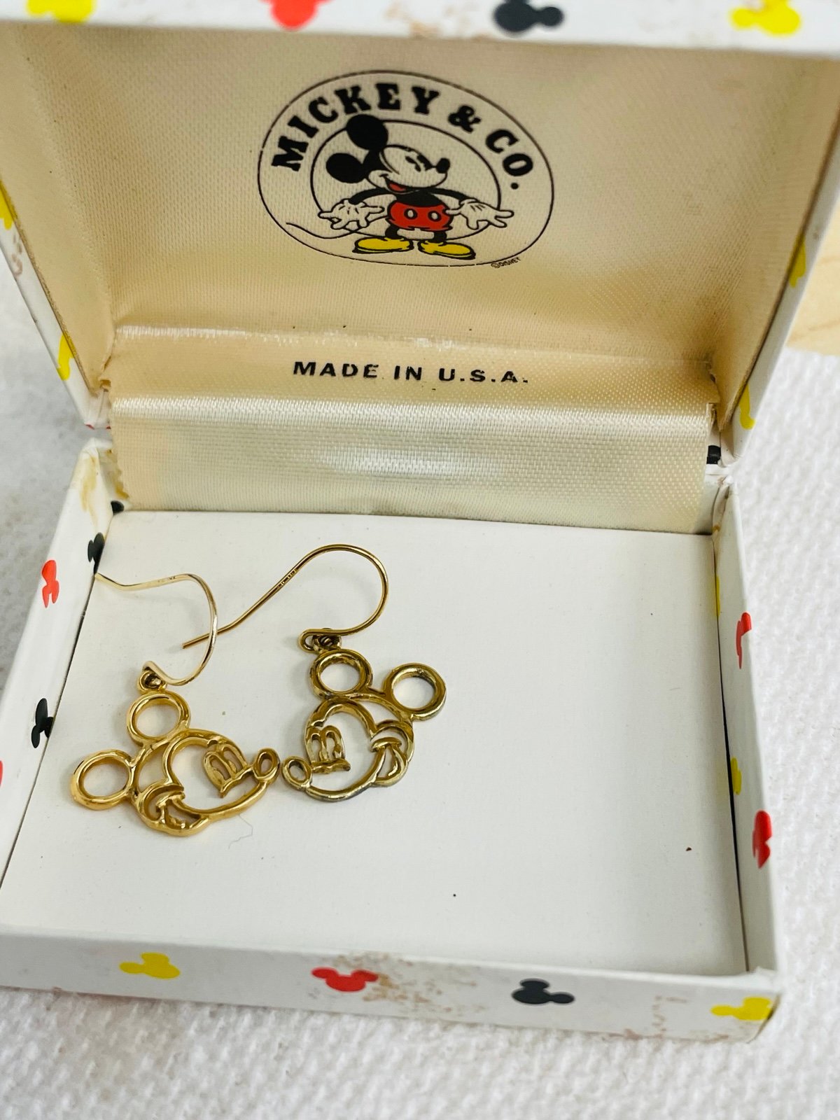 Mickey Mouse dangle Disney earrings