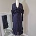 Tularosa Women’s Alexandria Ruffle Cardigan Tie Waist Ribbed Trim Size S