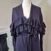 Tularosa Women’s Alexandria Ruffle Cardigan Tie Waist Ribbed Trim Size S