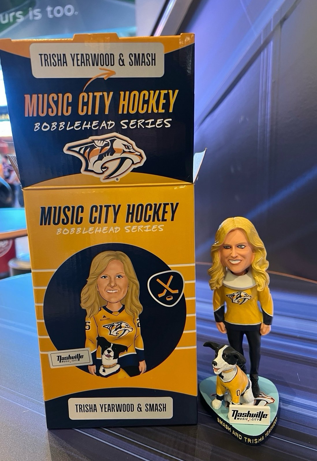 Nashville Predators Trisha Yearwood Country Music Bobblehead SGA 4/8/2025