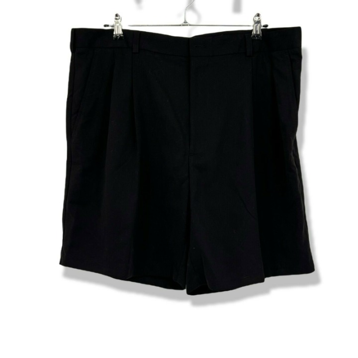 IZOD black high waisted mid thigh shorts women’s size 40