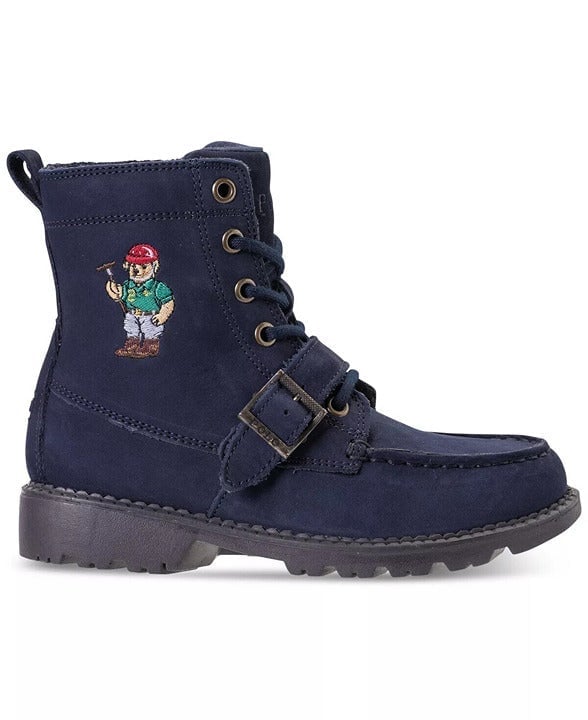 {New} Polo Ralph Lauren Kids Ranger High II Bear Boots