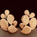 UNIQUE Vintage TORTOLANI Prickly Cactus Earrings