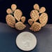 UNIQUE Vintage TORTOLANI Prickly Cactus Earrings