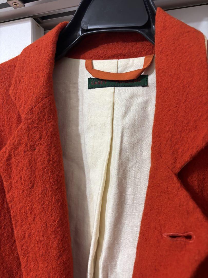 【信頼】 CASEY VIDALENC Felted Wool Jacket Casey Vidalenc XS ジャケット・アウター