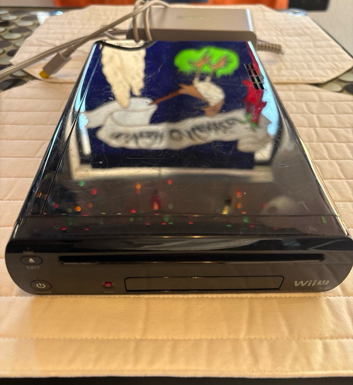 Nintendo Wii U 32GB Black Console Only with Power Cable – Tested & Working