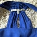 Sophisticated, elegant, super cute blue formal halter top