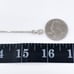 Vintage Italy Sterling Silver 925 1.7mm Fringe Necklace 15.75