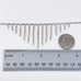 Vintage Italy Sterling Silver 925 1.7mm Fringe Necklace 15.75