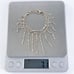 Vintage Italy Sterling Silver 925 1.7mm Fringe Necklace 15.75