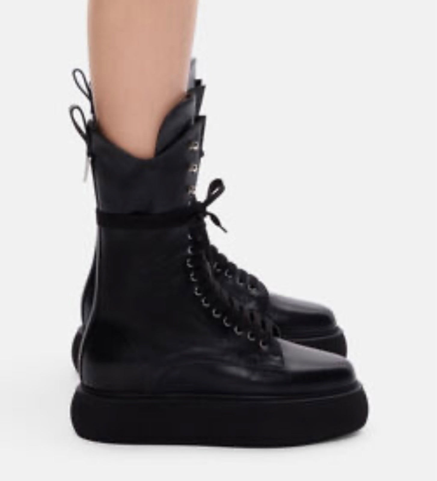 THE ATTICO Selene Platform Combat Boot NWOT
