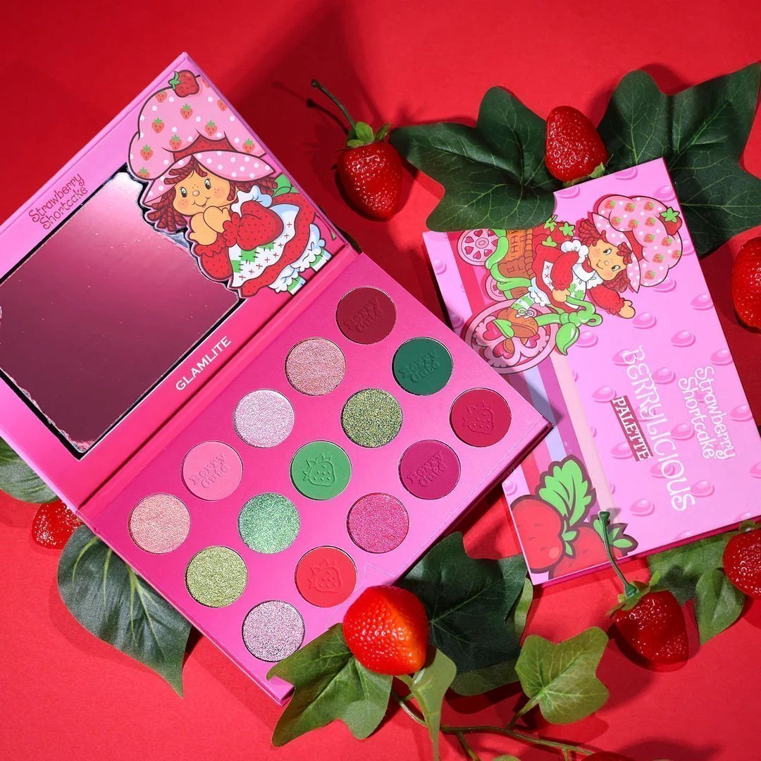 New Glamlite Cosmetics x Strawberry Shortcake Eyeshadow Palette