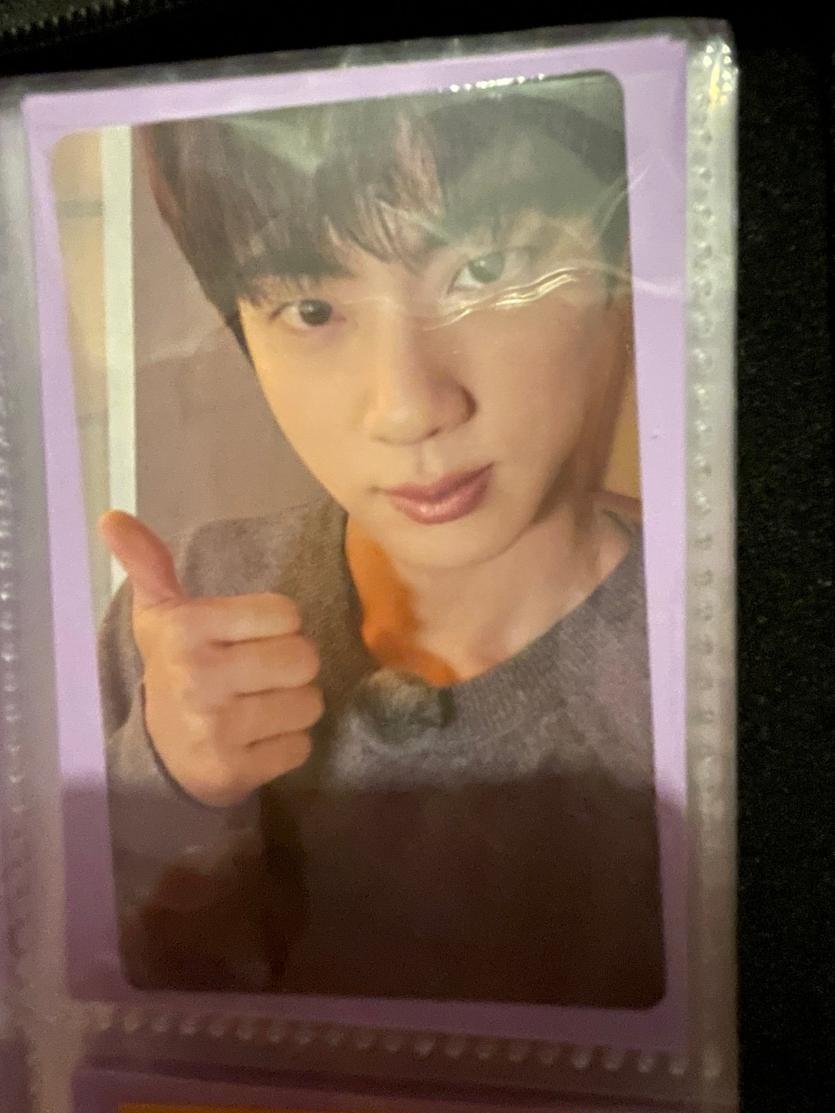 BTS Jin special gift photocard