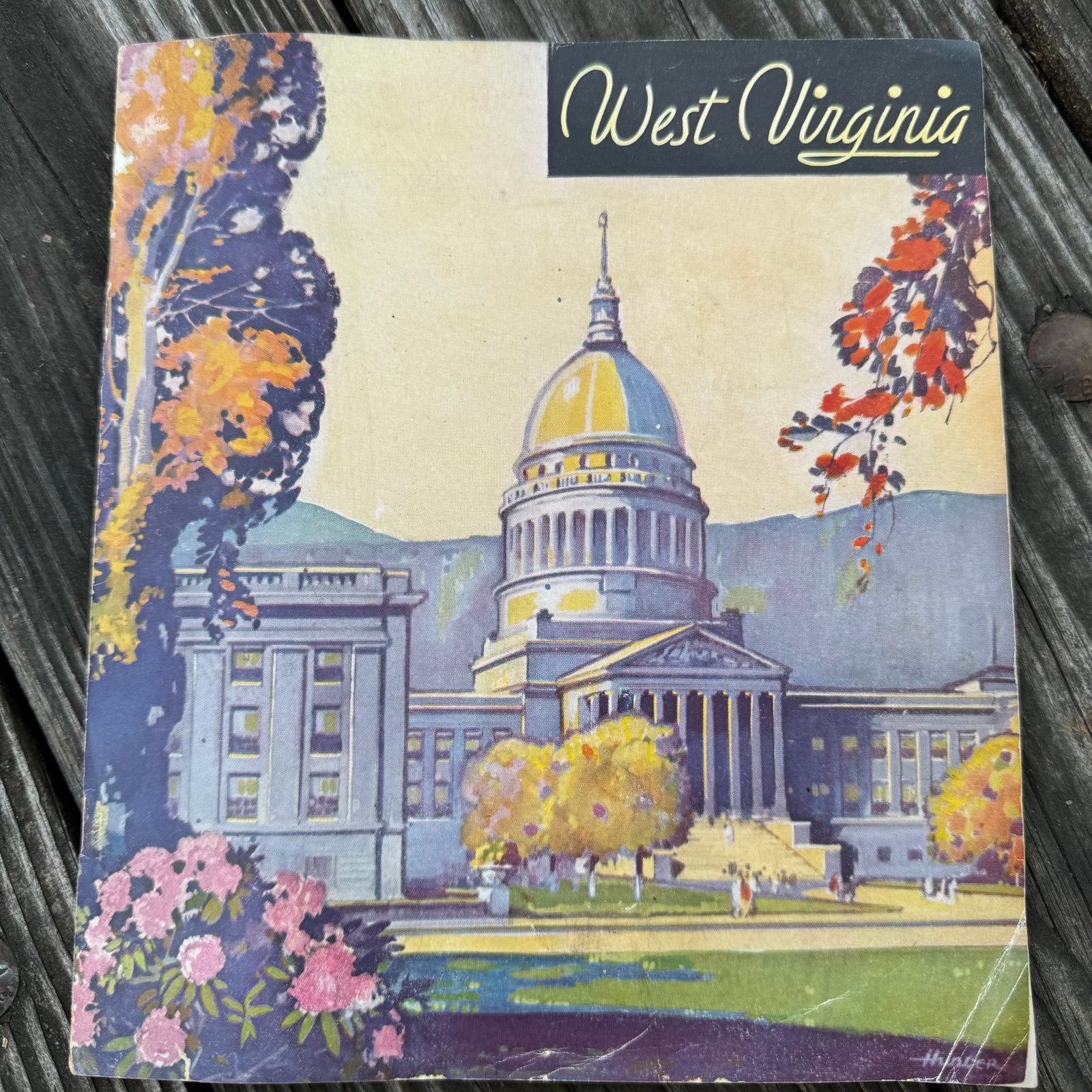 1931 West Virginia Promo Booklet Agriculture Tourism Industry Photos Full Color