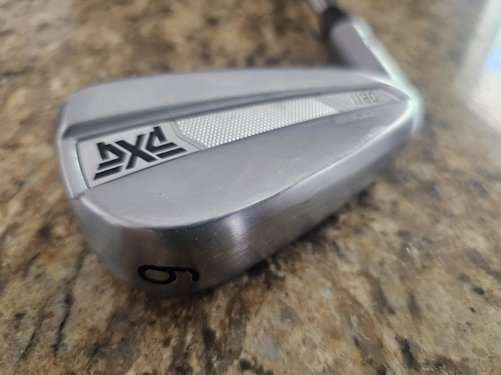 New LH PXG 0211 COR2 6 Iron with a RIFLE Project X 6.0 Stiff-Flex Steel Shaft