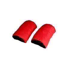 NEW 2PCS Universal Bride Red Gradation Car Neck Headrest Pillow Fabric Material
