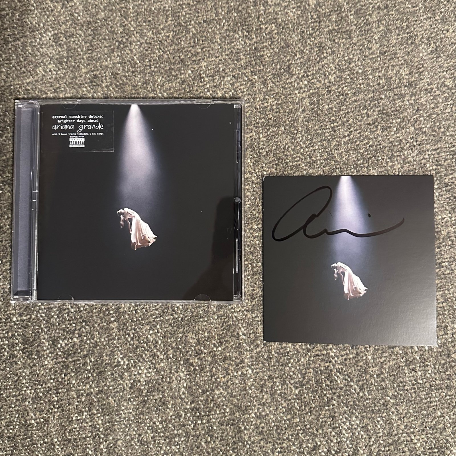 Ariana Grande Signed Eternal Sunshine Deluxe: Brighter Days Ahead