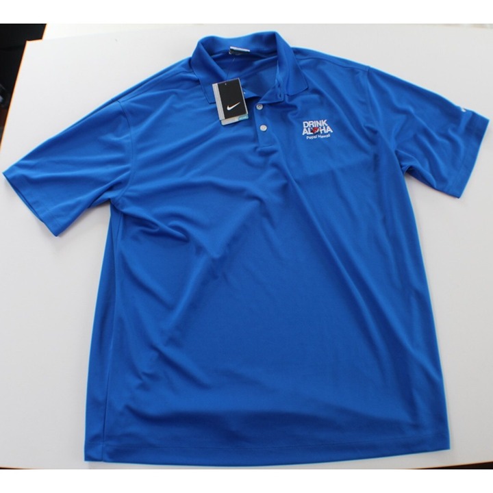 Pepsi Aloha Pepsi Hawaii Niki Dri-FIt Embroidered Polo Men's Size XL