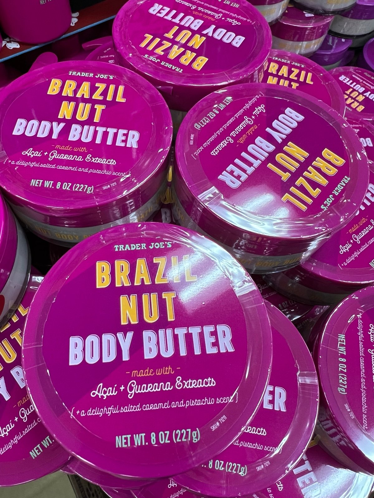 Trader Joes Brazil Nut Body Butter Limited Edition Set of 4 Sealed Package