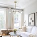 Weesalife Sputnik Chandeliers Mid Century Crystal Pendant Light Chandelier 6 Lig