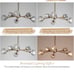 Weesalife Sputnik Chandeliers Mid Century Crystal Pendant Light Chandelier 6 Lig