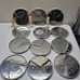 Lot of Cuisinart DLC-7 Disc Blades (12) and Stems (3)