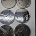 Lot of Cuisinart DLC-7 Disc Blades (12) and Stems (3)