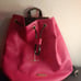 Juicy Couture Pink Leather Medium Backpack