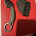 Forged g10 kydex scorpion letter opener fixed letter opener custom g10 handles