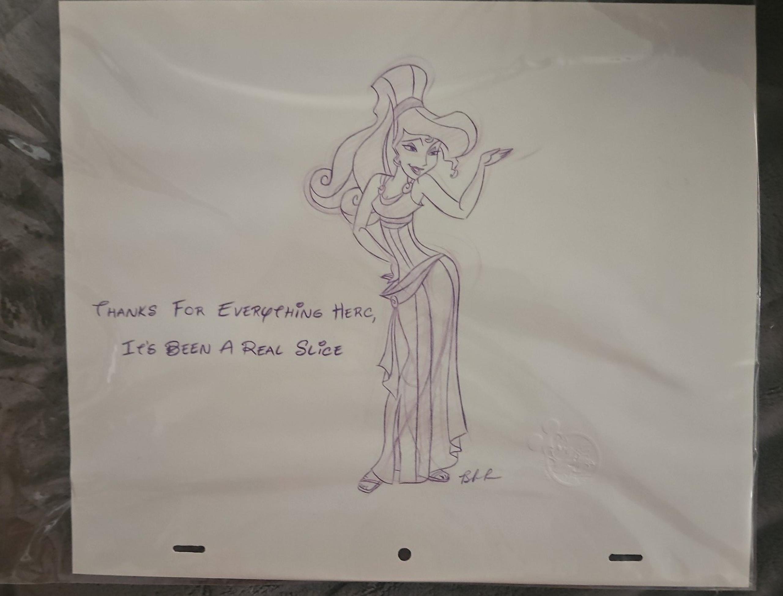 Disney's Megara Drawing