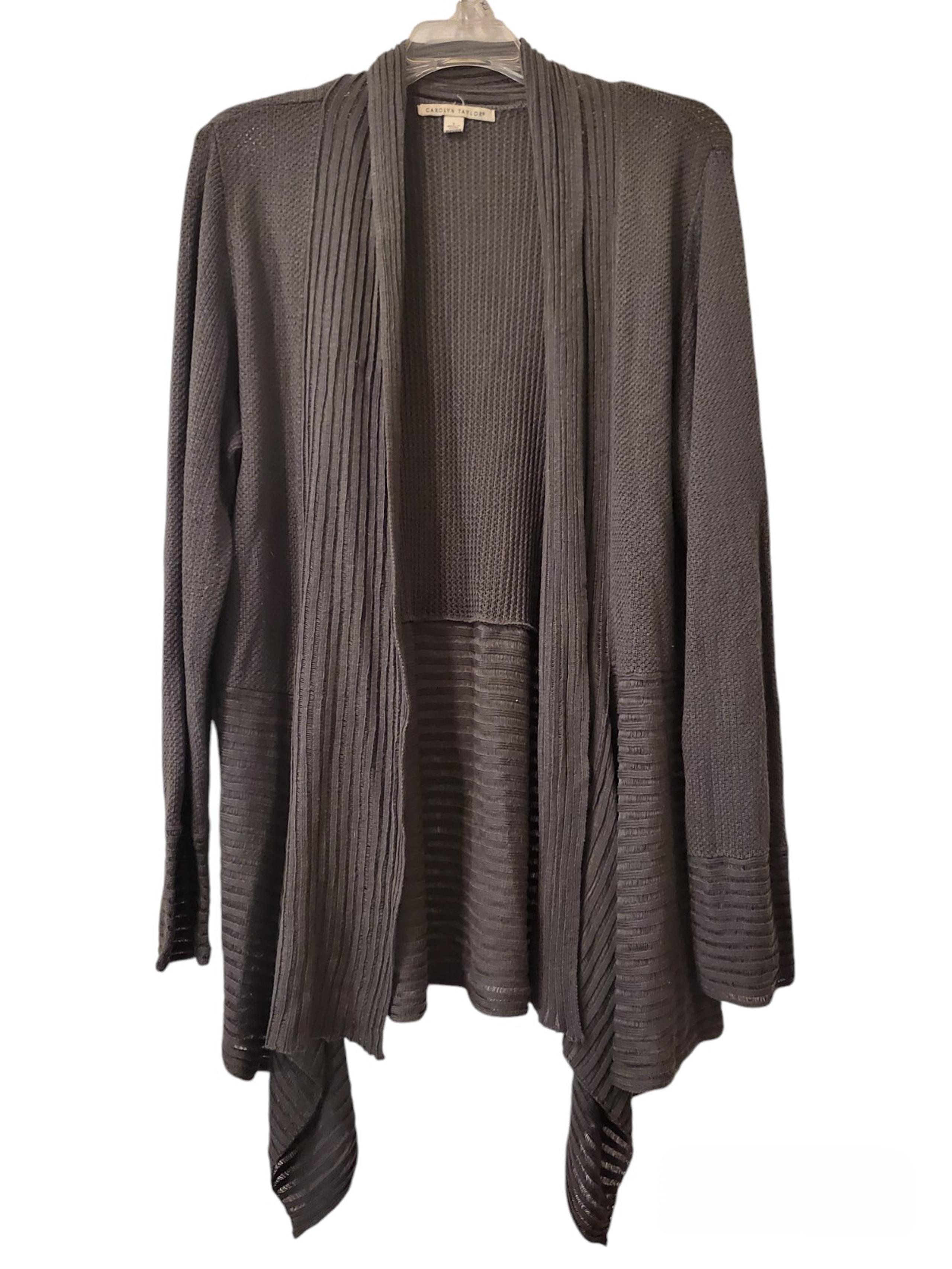 Gray Knit Cardigan