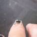 3.80ct BLACK DIAMOND RING *CERTIFICATE OF AUTHENTICITY* FREE DIAMOND TESTER SZ 7
